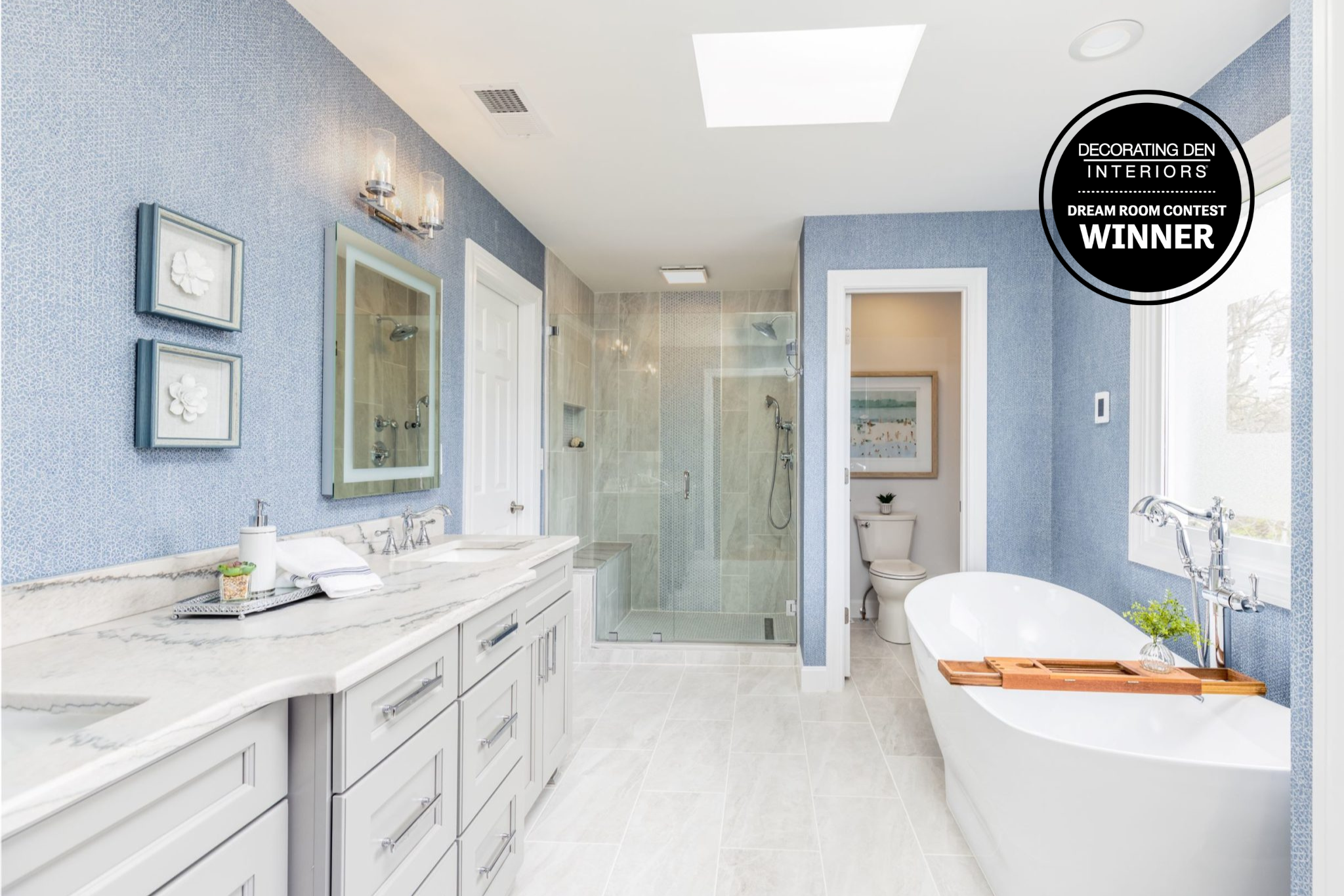 Nautical Inspired Main Bathroom