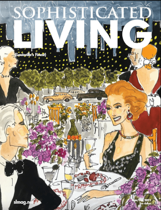 magazine front page for Sophisticated Living