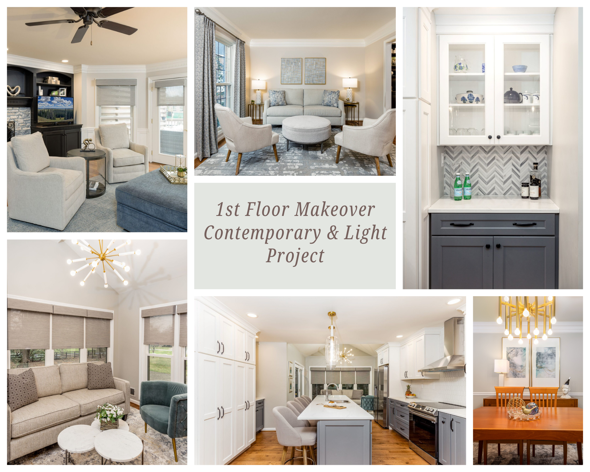 1st Floor Makeover Contemporary and Light